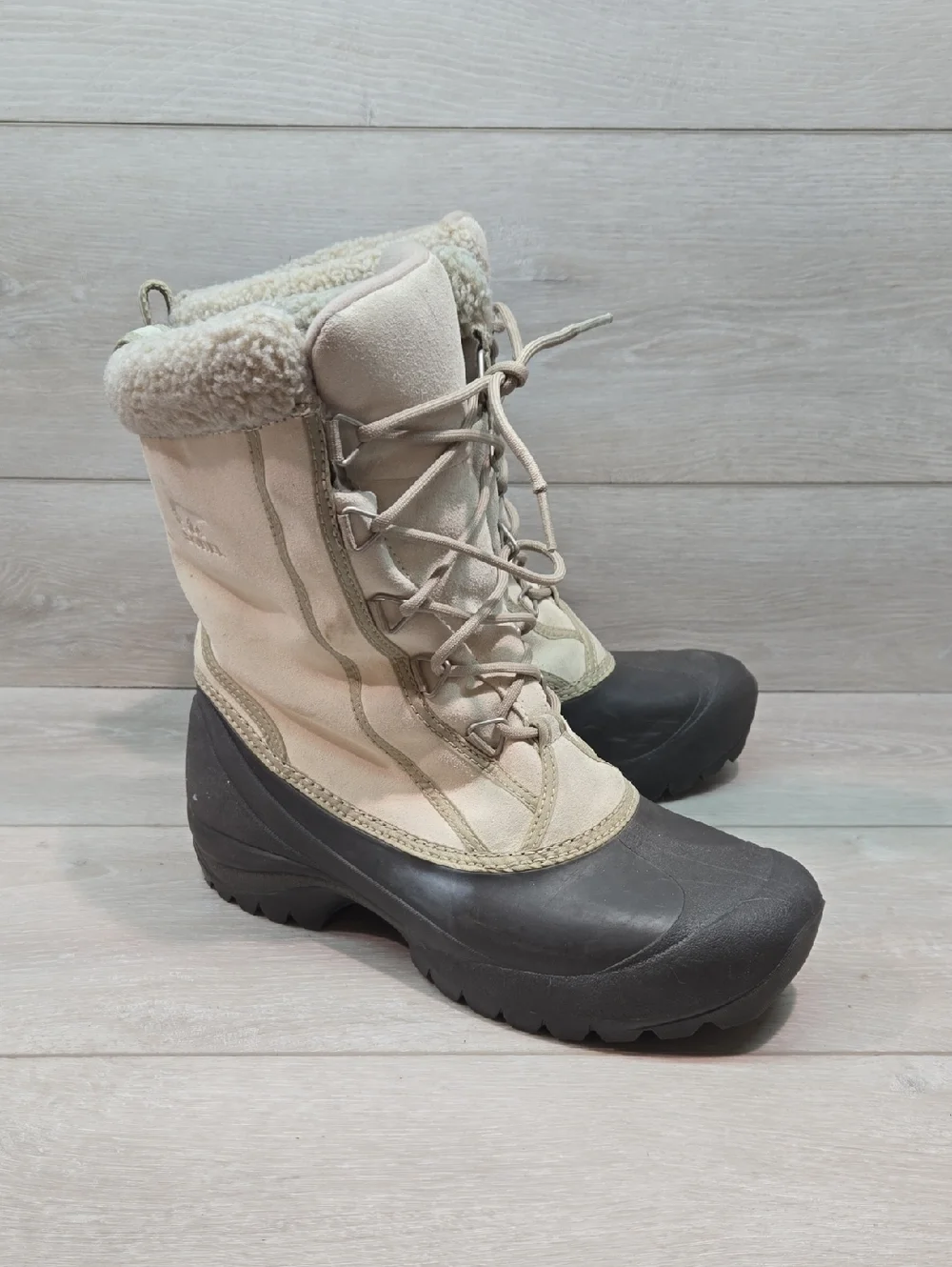 Sorel Women's Thinsulated Insulated Boots Leather Duck Rubber Shoes Sz 10